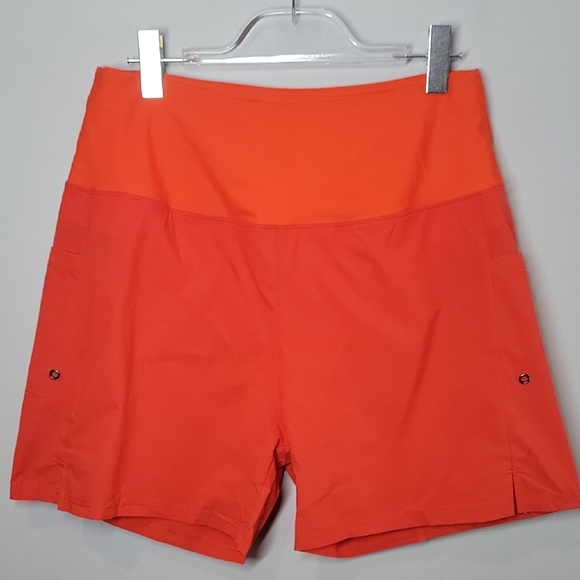 XL NEW G Gradual Women's 5" Long ORANGE Swim shorts - Picture 1 of 11